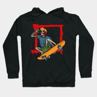 SKATEBOARDING FUNNY Hoodie